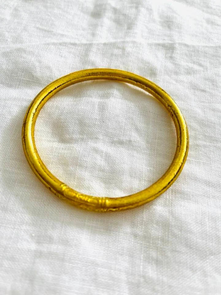 Jonc bouddhiste simple - Gold (doré)