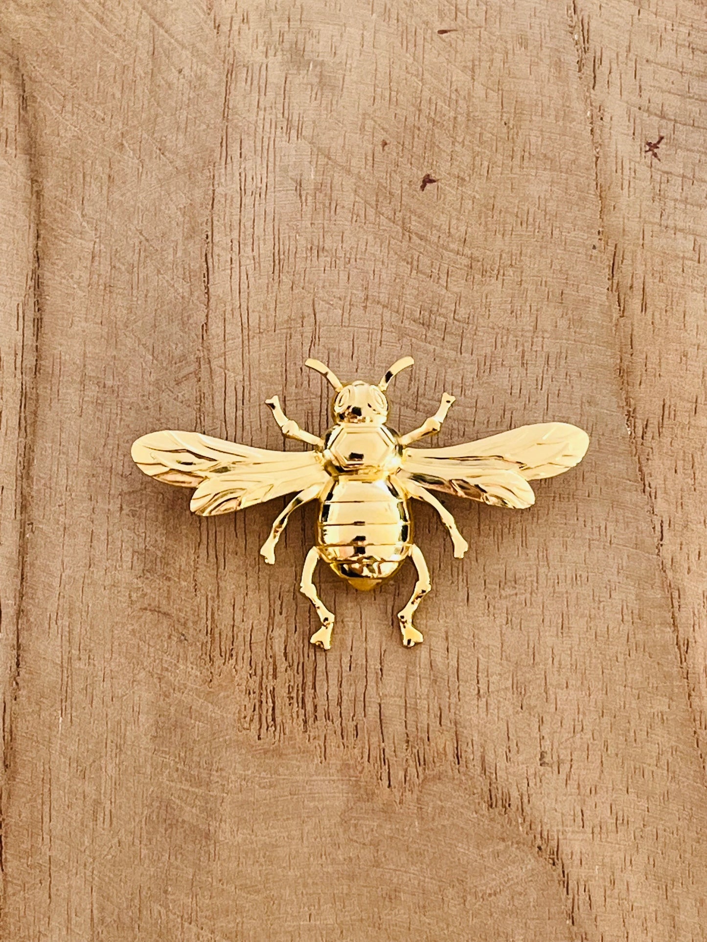 Broche en acier inoxydable doré