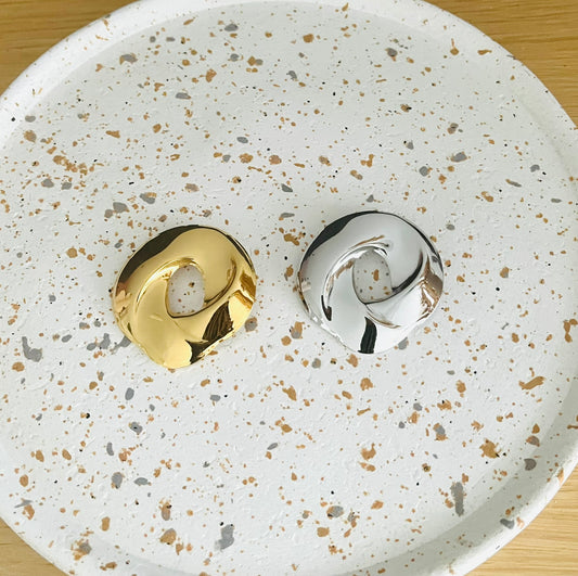 Broche Rond Design en acier inoxydable
