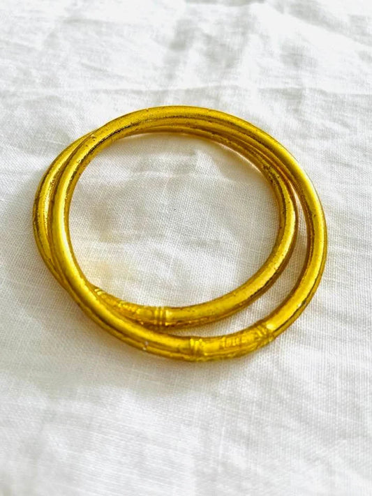 Jonc bouddhiste simple - Gold (doré)